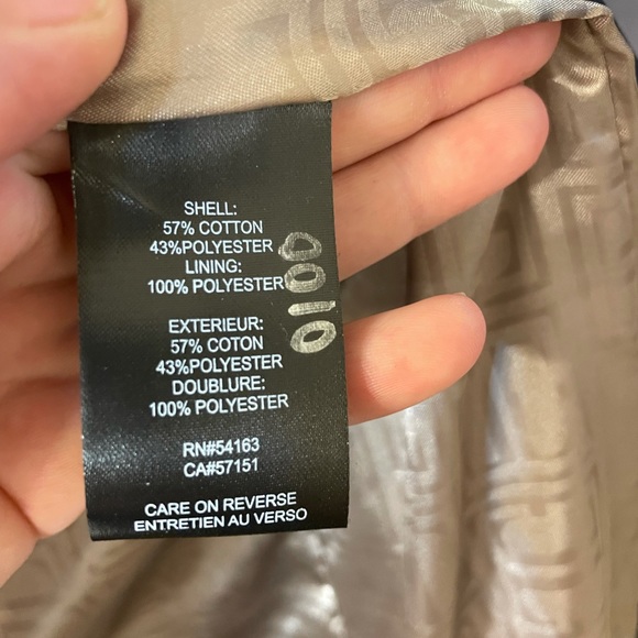 Women’s Navy Blue Ivanka Trump Belted Trench Coat - Picture 5 of 6